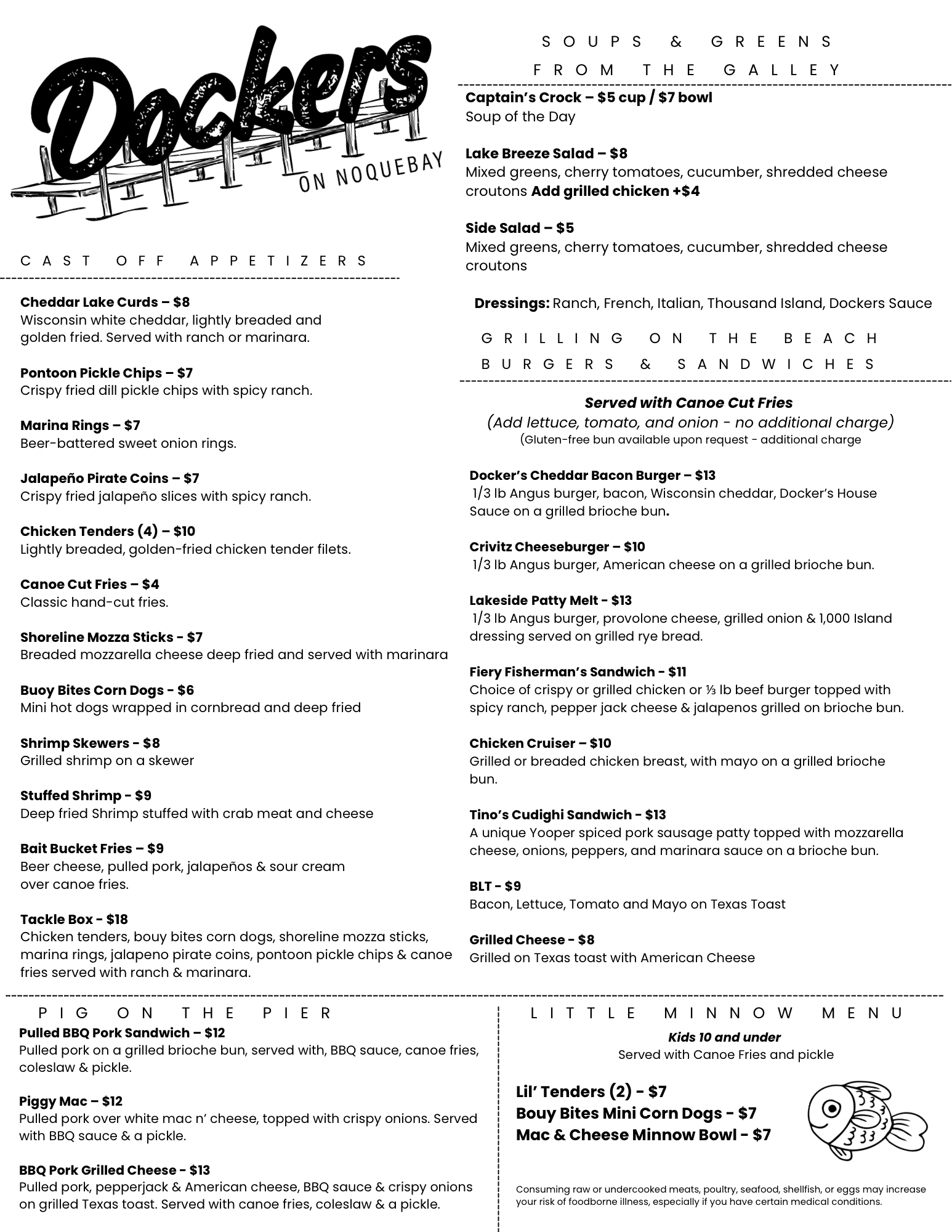 dockers menu