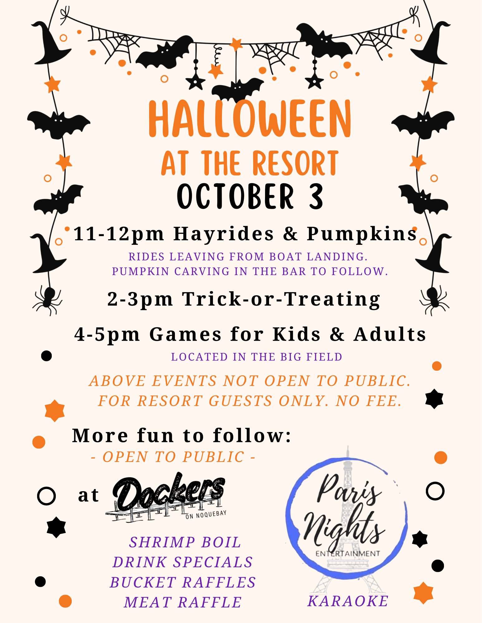 Halloween at Noquebay Resort